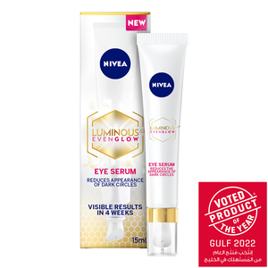 Buy Nivea Luminous Even Glow Eye Serum 15 ml Online at Best Price | Eye Care Product | Lulu UAE in Kuwait