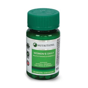 Nutritionl Women's Daily Multivitamins & Minerals 30 pcs