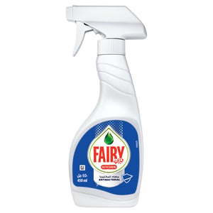 Fairy Anti-Bacterial Kitchen Spray With Alternative Power to Bleach for Dishes and Kitchen Surfaces 450ml