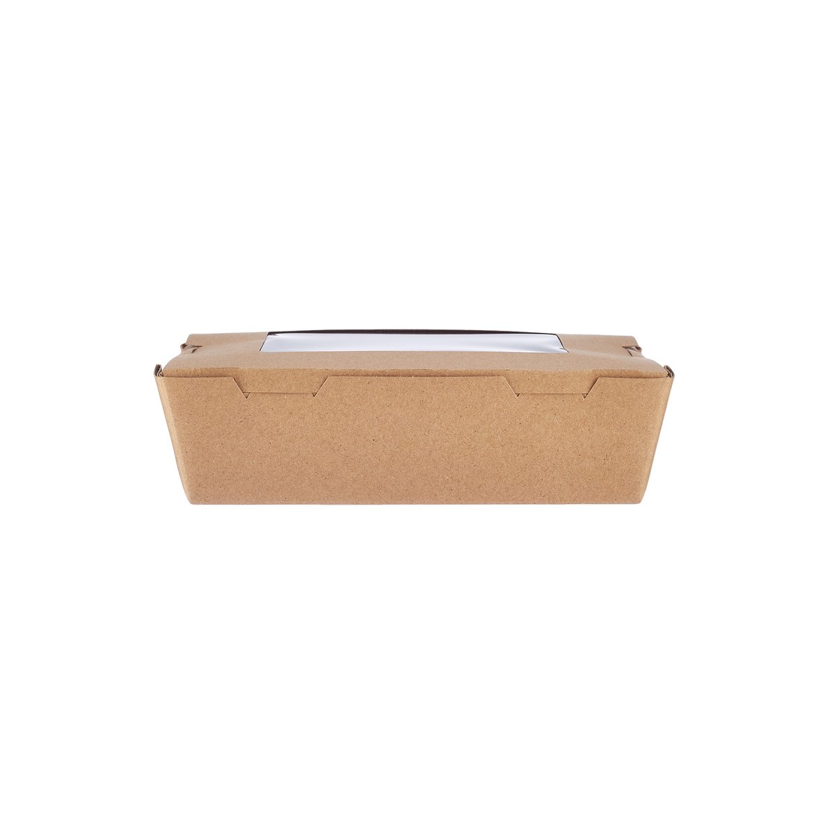 Hotpack Kraft Paper Lunch Box with Window 5pcs