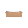 Hotpack Kraft Paper Lunch Box with Window 5pcs