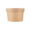 Hotpack Kraft Paper Noodle Bowl With Lid Capacity 8oz 5pcs