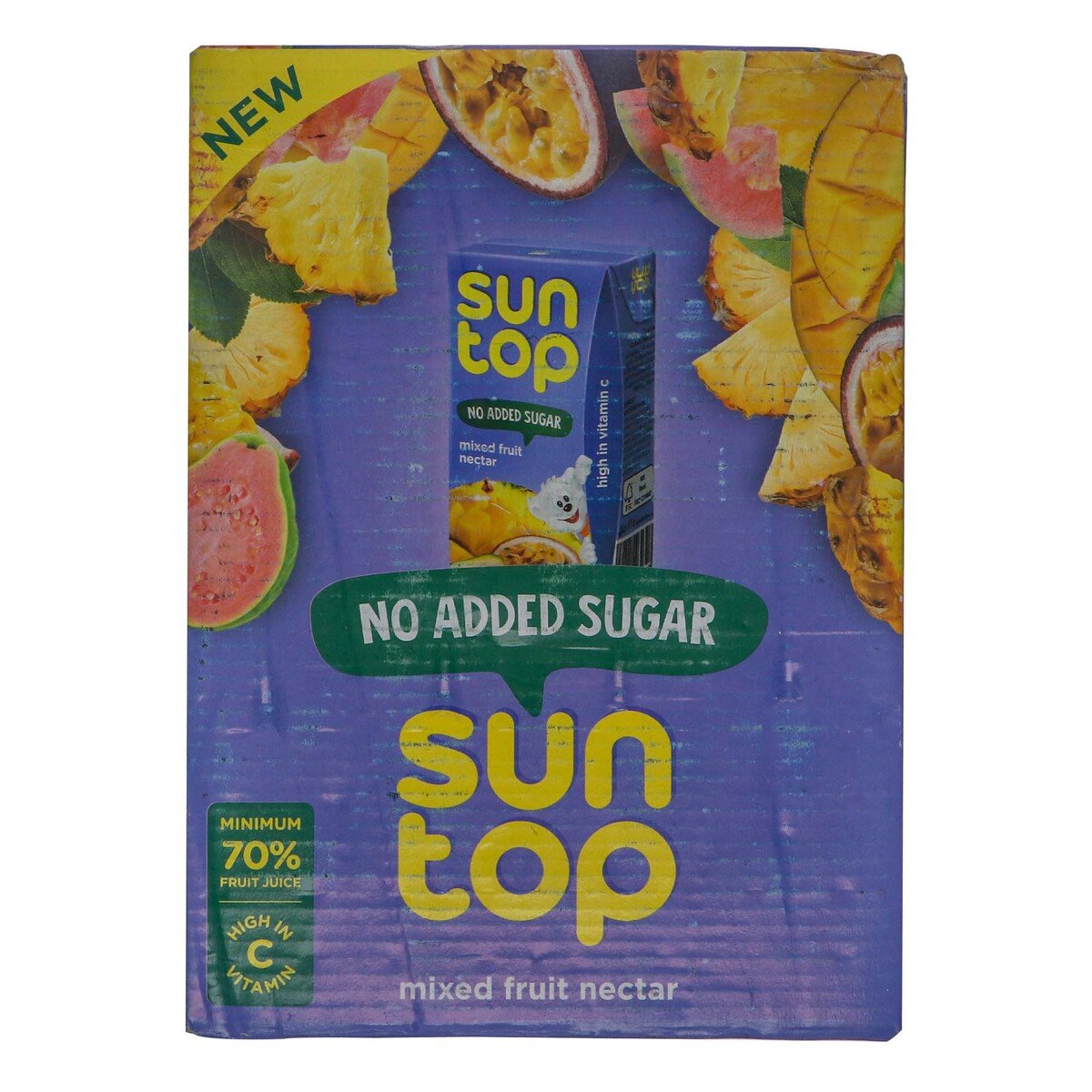 Suntop Mixed Fruit Nectar No Added Sugar 125ml