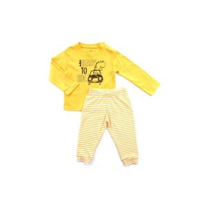 Eten Boys Pyjama Set Long Sleeve Yellow SCC1BLS03, 18M