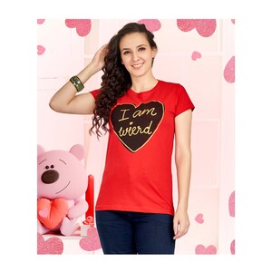 Debackers Women's Couple Tees 1911009 Red, Small