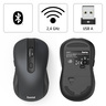 Hama MW-650 Wireless mouse Bluetooth®, Radio Optical Black 6 Buttons 2400 dpi(182617)