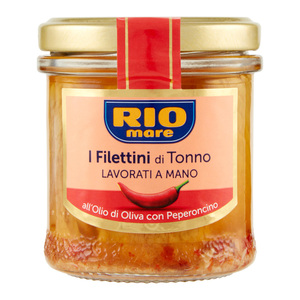 Rio Mare Tuna Fillets In Olive Oil With Chili Peppers 130g