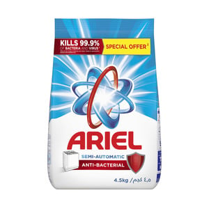 Ariel Semi-Automatic Anti-Bacterial Washing Powder Value Pack 4.5 kg