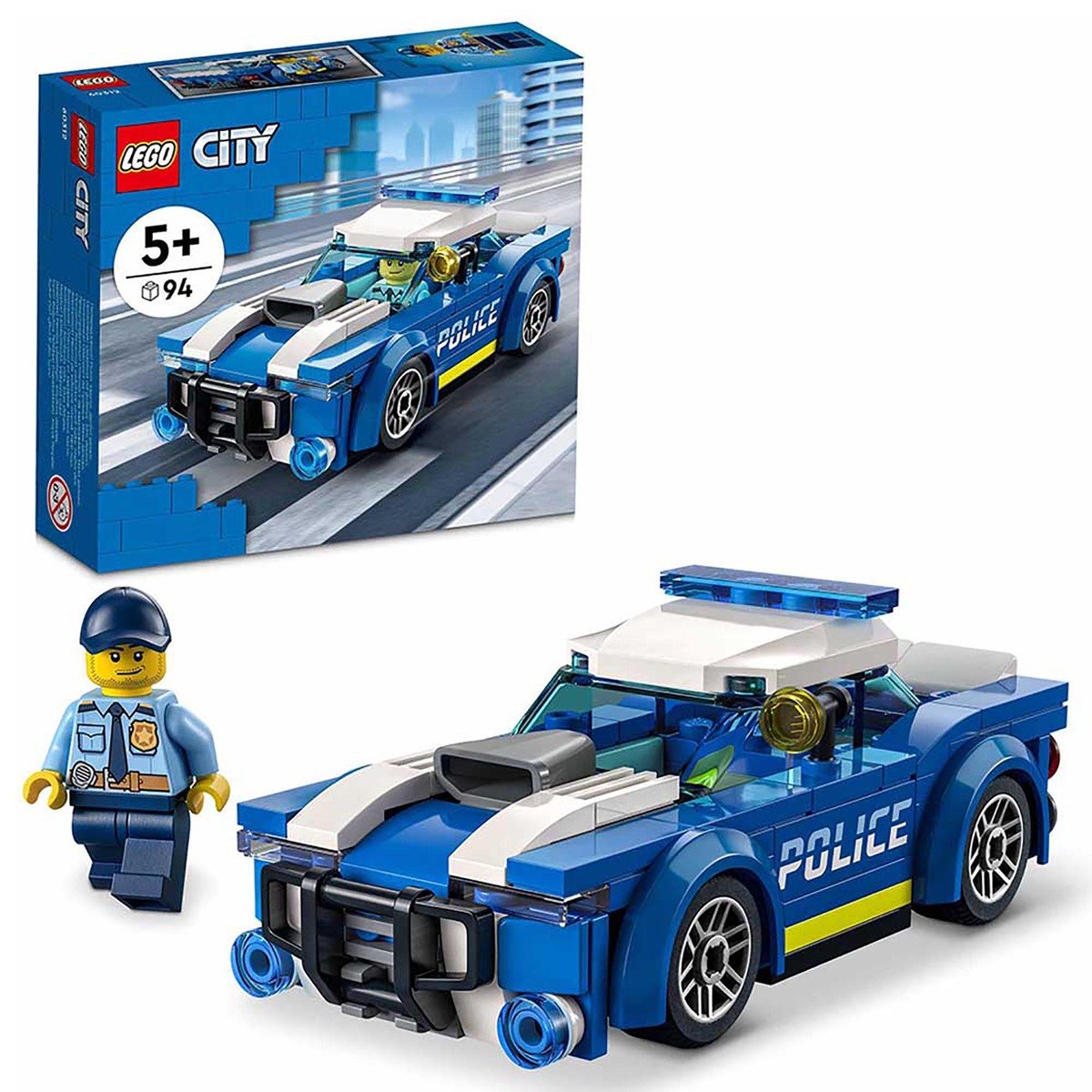 ليغو 60312 مجموعة مبنى سيارات شرطة المدينة 94 قطعة