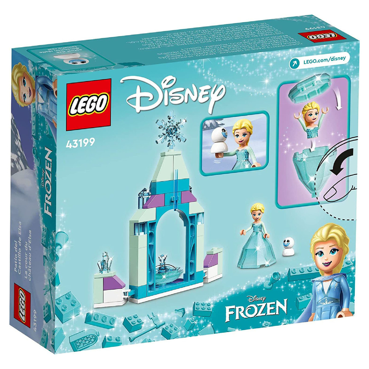 Lego Elsa Castle Courtyard 43199