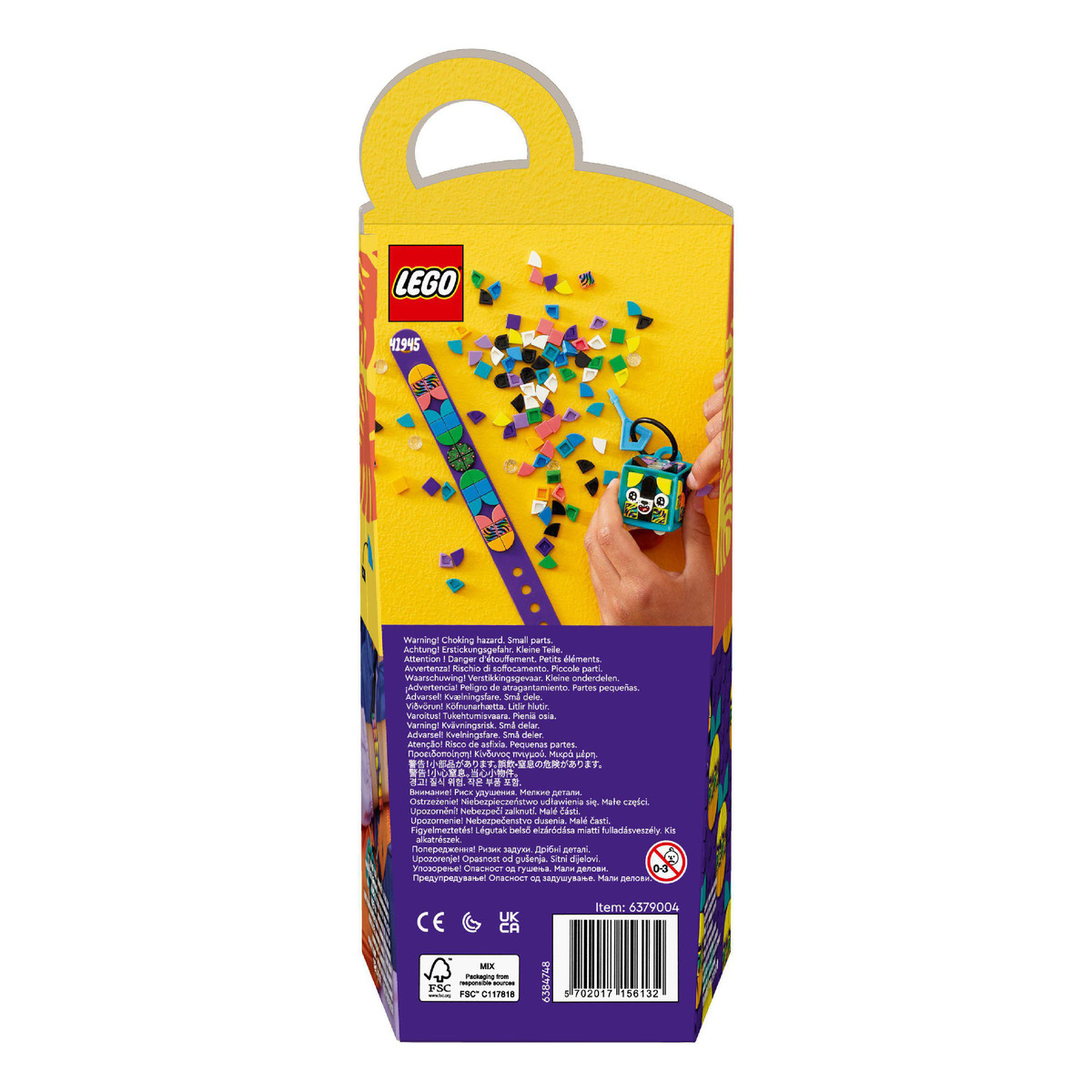 Lego Neon Tiger Bracelet & Bag Tag 41945