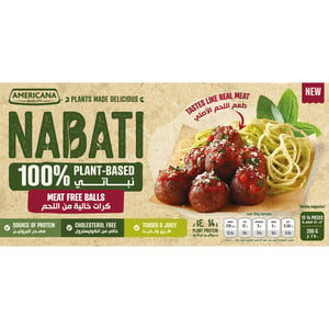 Americana Nabati Plant-Based Beef Meat Free Balls 12-14 pcs 280 g
