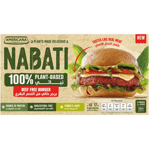 Americana Nabati Plant-Based Beef Free Burger 2pcs 226g