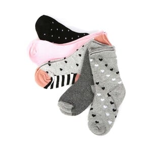 Eten Girl's Socks 5Pcs Set 2020-006, 5-8Y