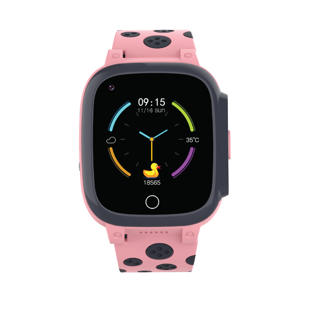 Porodo Kids 4G GPS Smart Watch (PD-K4GSW-PK) Pink