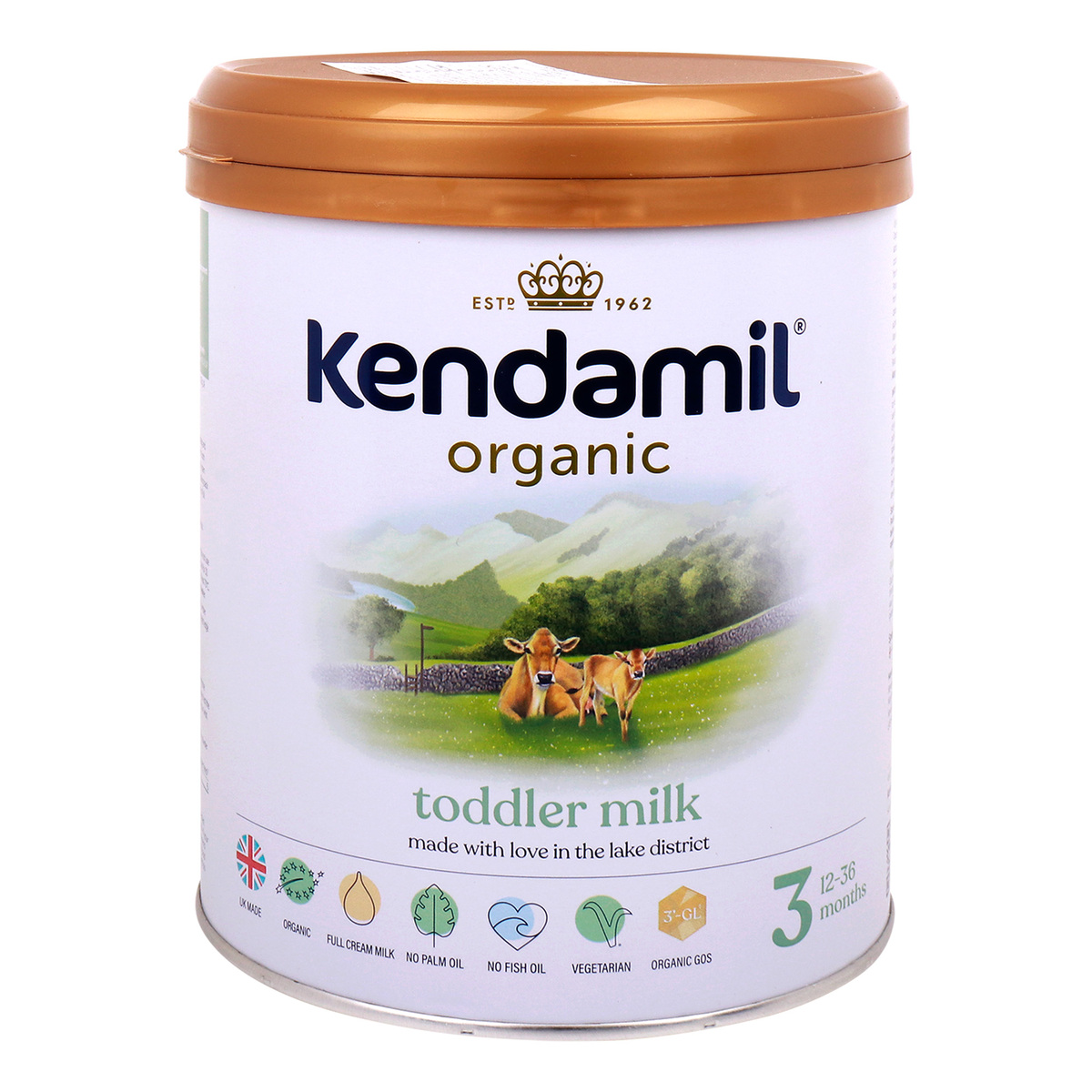 Kendamil Stage 3 Organic Toddler Milk From 12-36 Months 800 g
