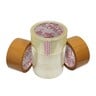 Tower Packing Tape Clear + Brown 5s Assorted
