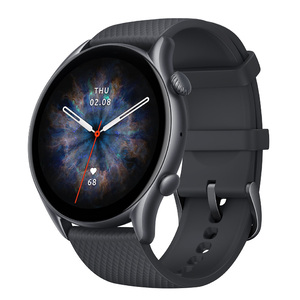 Amazfit GTR 3 Pro A2040-GTR-3-PRO-INFINITE-BLACK(Smart Watch for Android iPhone with Bluetooth Call Alexa GPS WiFi, Men's Fitness Tracker 150 Sports Modes, 1.45”AMOLED Display, Blood Oxygen Heart Rate Tracking)