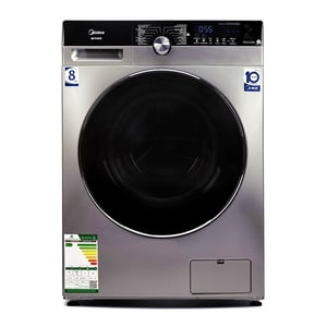 Midea Front Load Washing Machine MFK80S 8Kg Silver