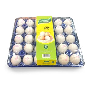 Al Fadeel White Eggs Medium 30pcs