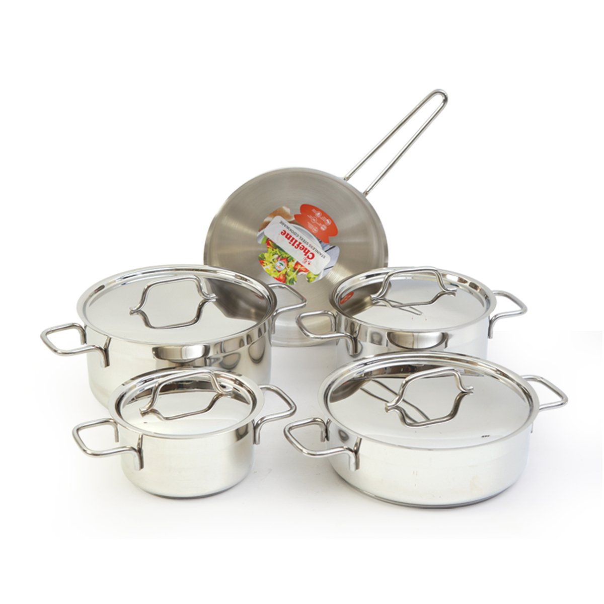 Chefline Stainless Steel Cookware Set BNG9 9Pcs