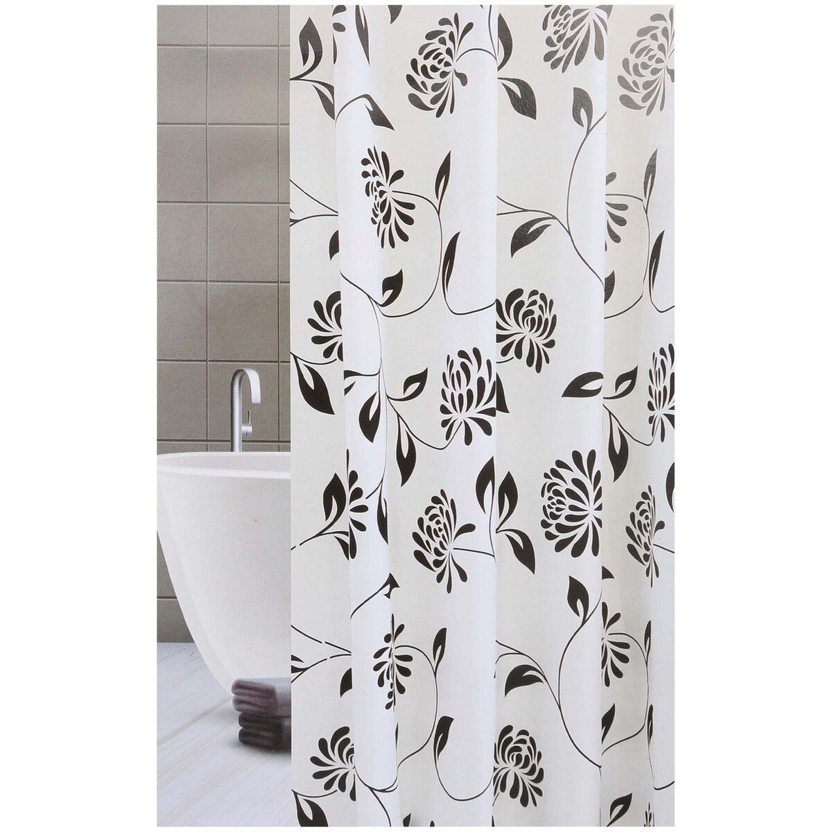 Barbarella Shower Curtain Polyester 180x180cm Assorted Per pc