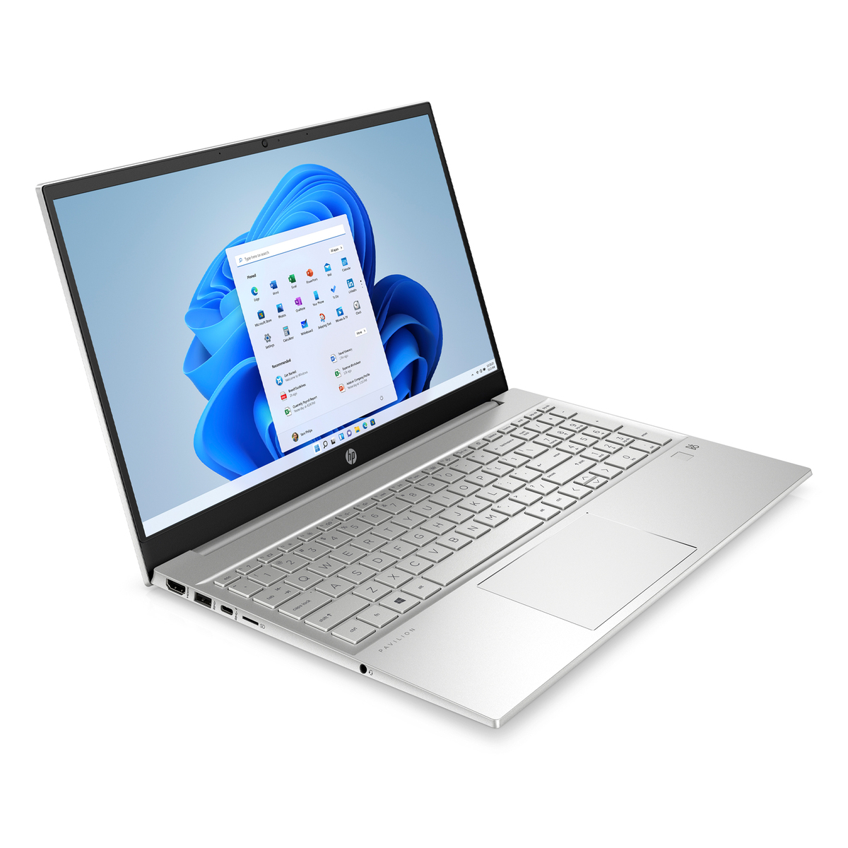 HP Pavilion Laptop 15.6" FHD,15-EG1020NE (63Q28EA) Intel® Core™ i5 processor,8GB RAM,512GB SSD,Intel® Iris® Xᵉ Graphics,Windows 11,Natural silver