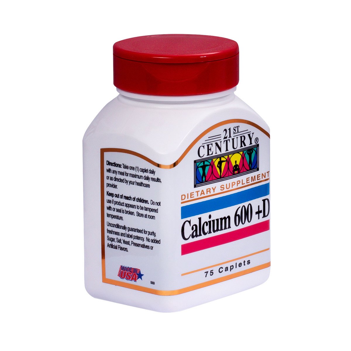 21st Century Calcium 600mg + D 75 pcs