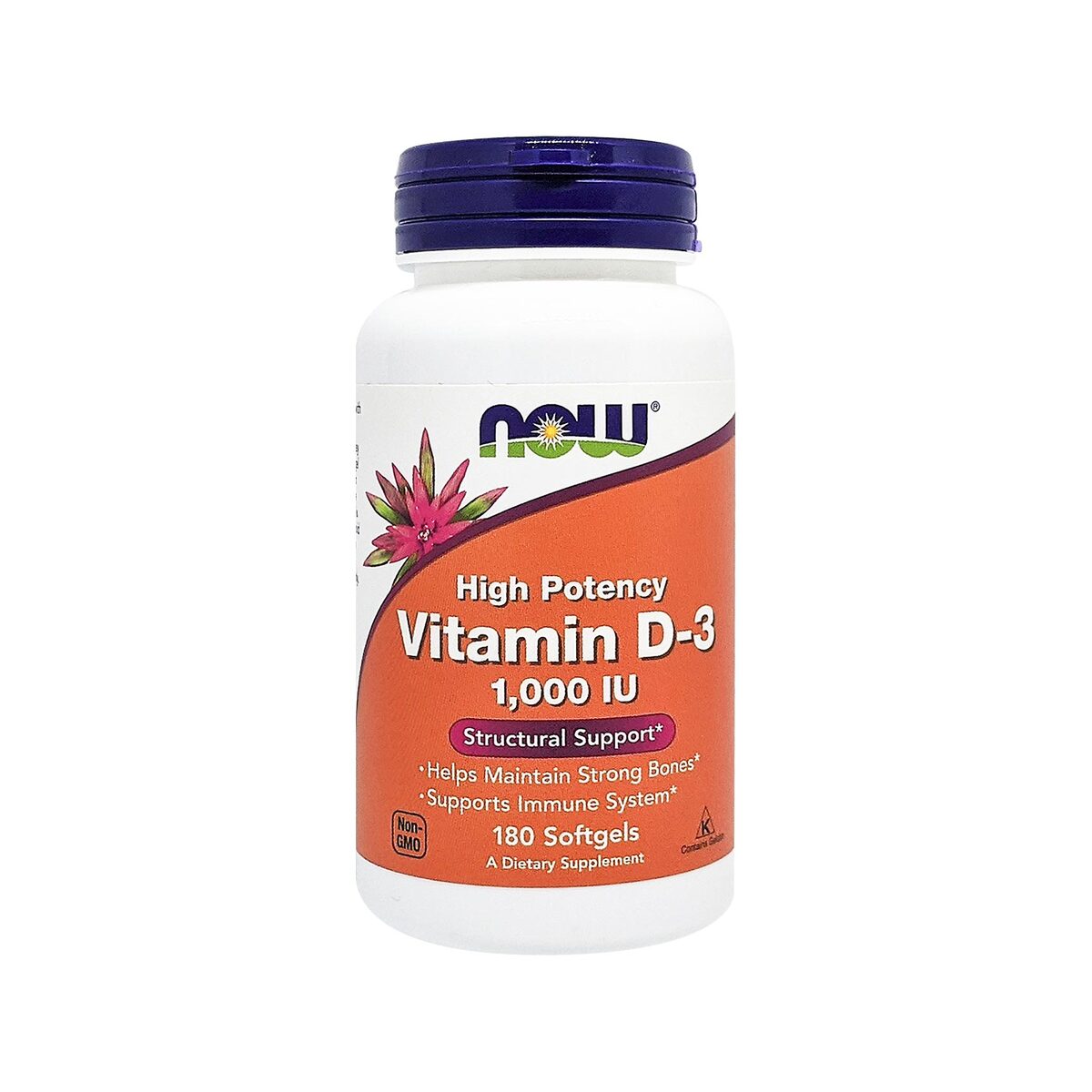 Now Foods Vitamin D-3 1000IU 180 pcs
