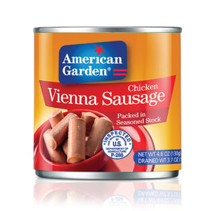 Buy American Garden Chicken Vienna Sausage 130 g Online at Best Price | Canned Sausages | Lulu UAE in UAE