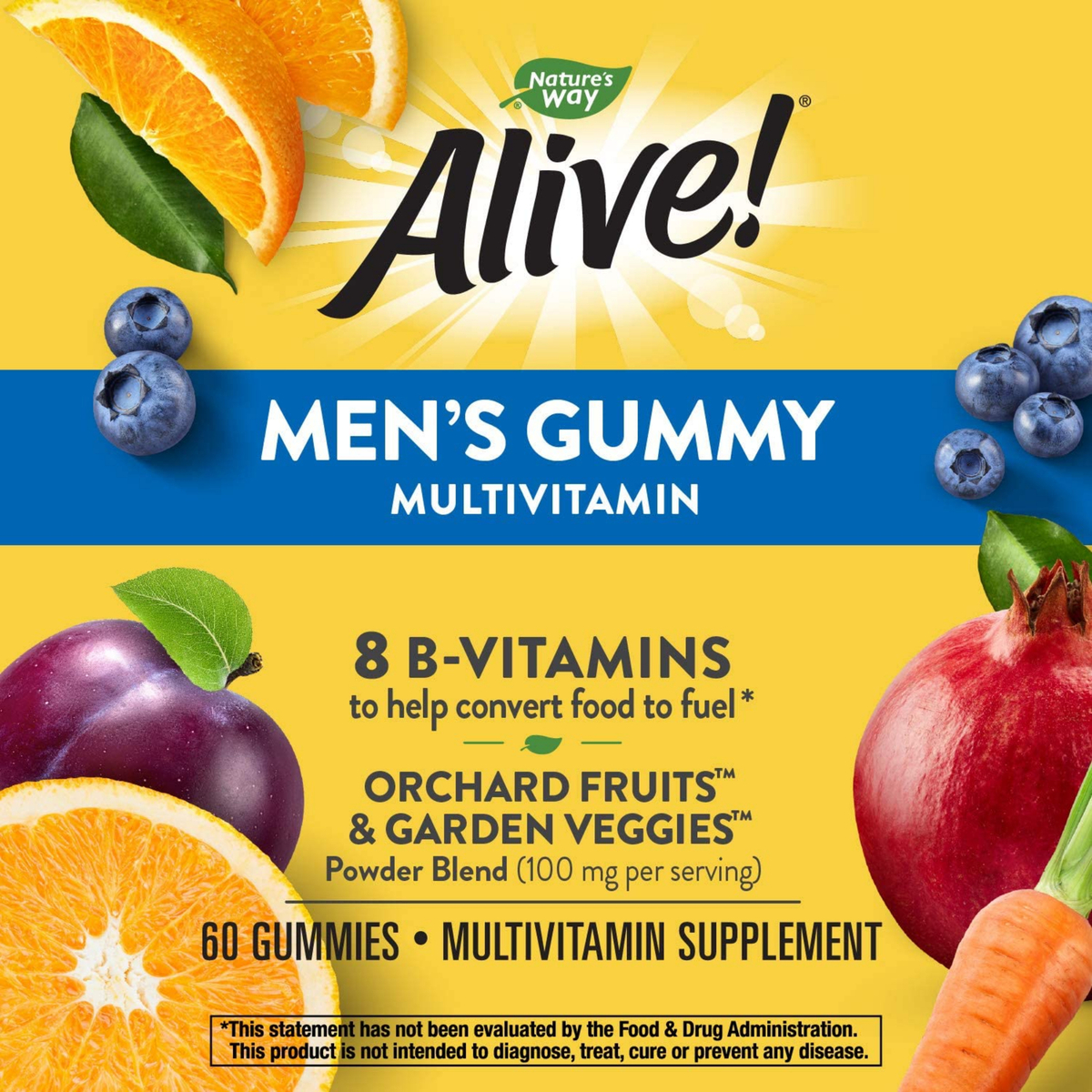 Nature's Way Alive Men's Gummy Multivitamin 60 pcs