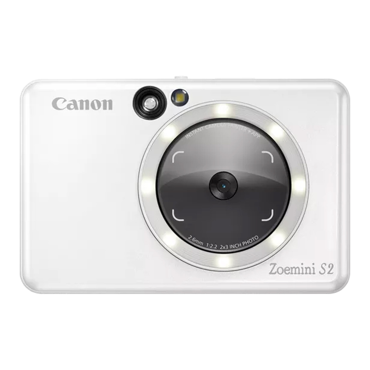 Canon Instant Camera ZOEMINI-S2 8MP Pearl White