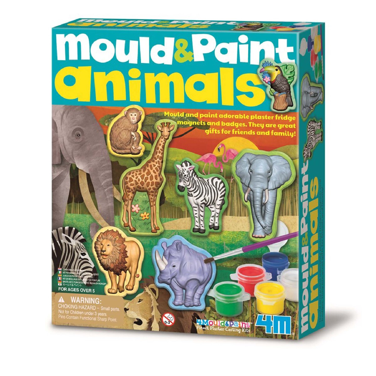 4M Mould &Paint Wild Life Animals 48604775