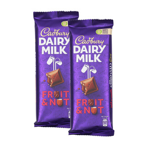 Cadbury Fruit & Nut Dairy Milk 2 x 100g