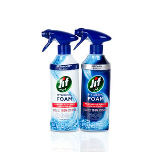 Jif Assorted Bathroom Hygienic Foam 450 ml + Kitchen 450 ml