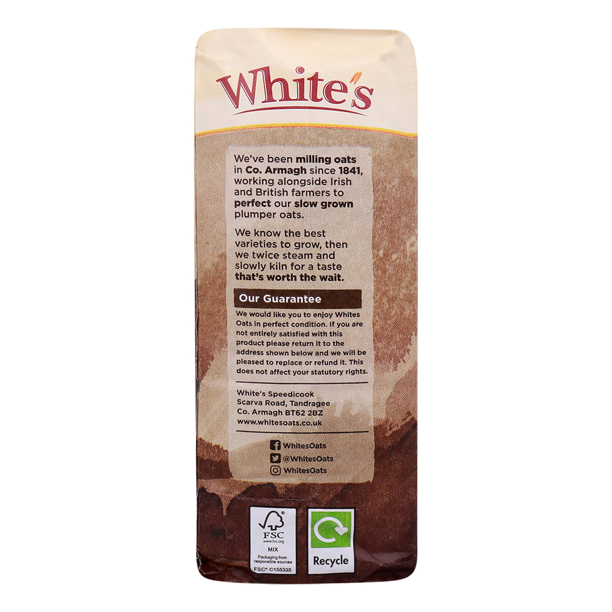 White's Organic Oat Flakes 1 kg
