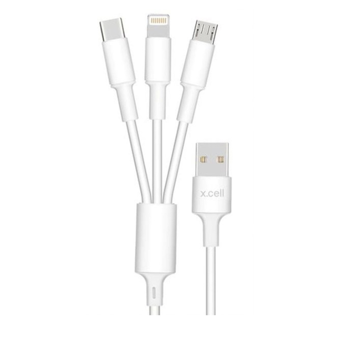 X.Cell 3 In 1 USB Cable CB-A31-1.5 White