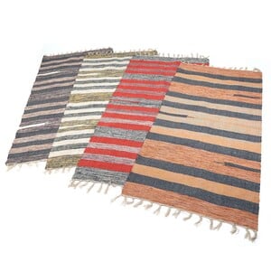 Homewell Cotton Rug 70x140cm Assorted Per pc