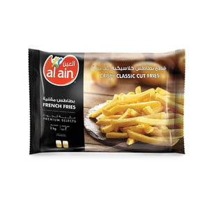 اشتري قم بشراء Al Ain Classic Cut French Fries 2 kg Online at Best Price من الموقع - من لولو هايبر ماركت French Fries في الامارات