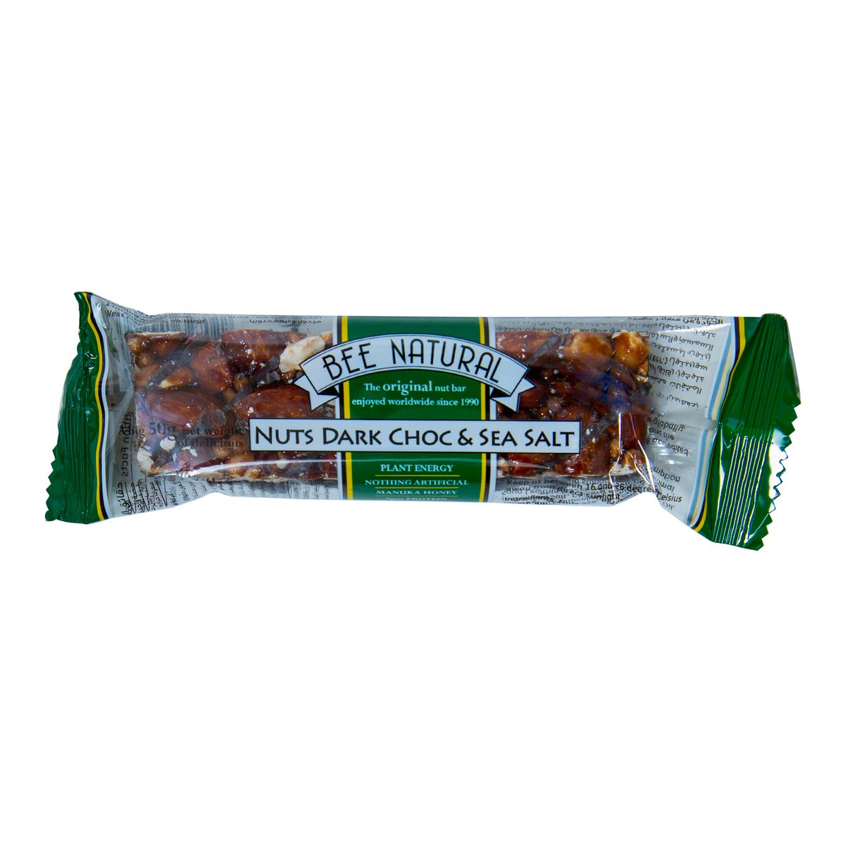 Bee Natural Nuts Dark Choc & Sea Salt Bar 50 g