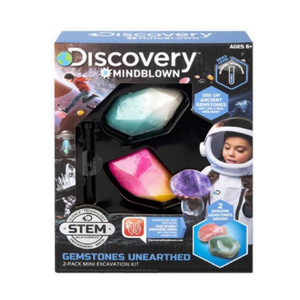 Discovery Toy Excavation Kit Mini Gemstone 2pc 1423004