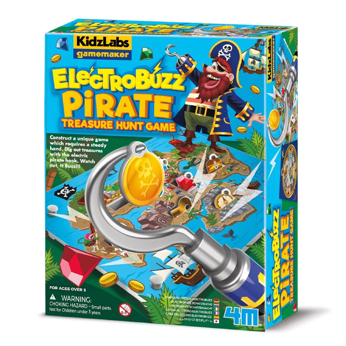 4M ElectroBuzz Pirate Treasure Hunt Game, 03436