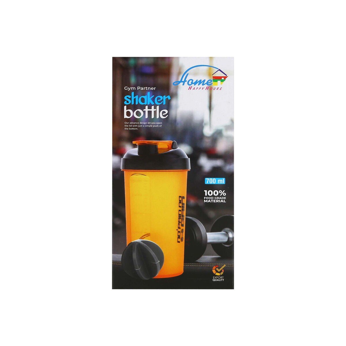 Home Gym Shaker Bottle 700ml Assorted India