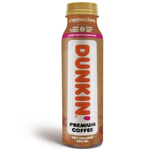 Buy Dunkin Premium Iced Coffee Cappuccino 300 ml Online at Best Price | Chilled Coffee Drink | Lulu Kuwait in Kuwait