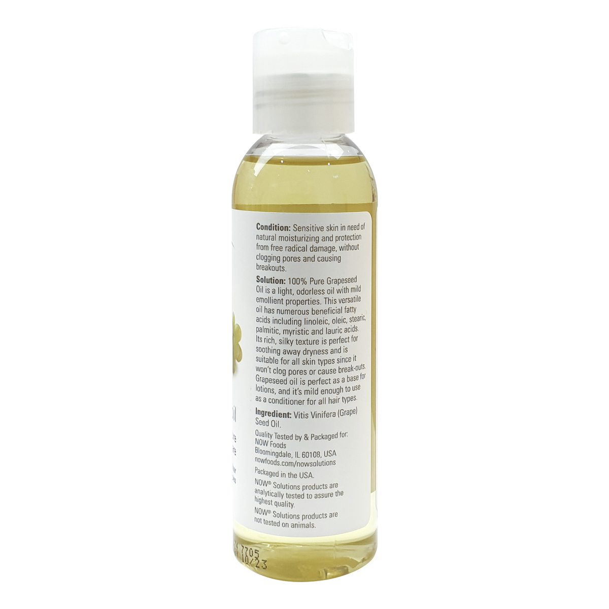 Now Solution Grapeseed Oil 118 ml