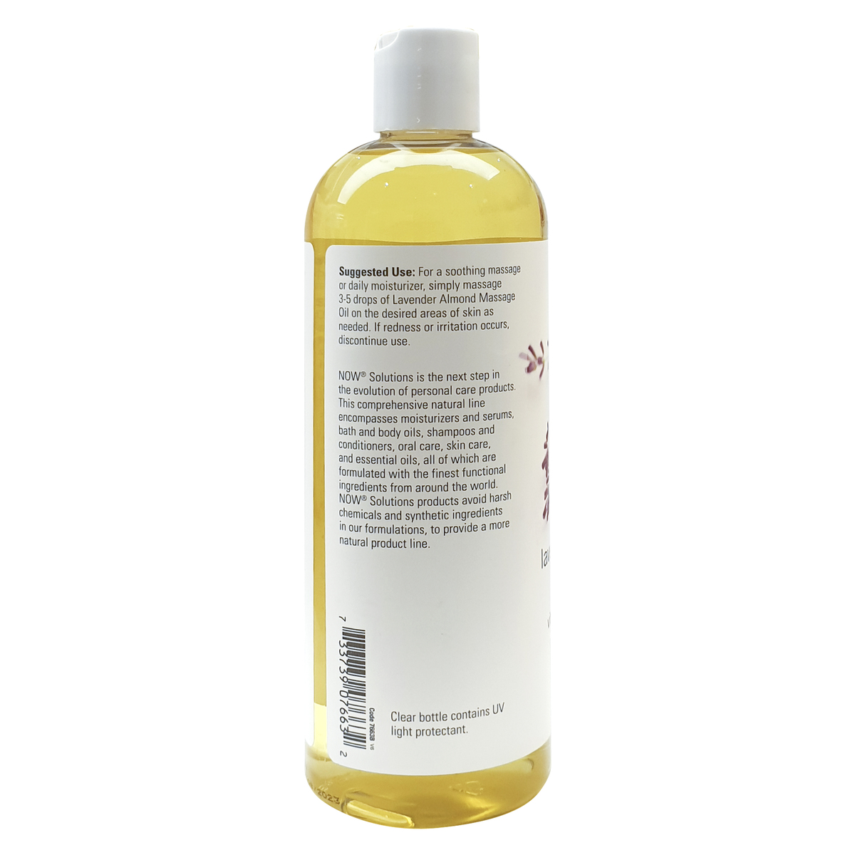 Now Lavender & Almond Massage Oil 473 ml