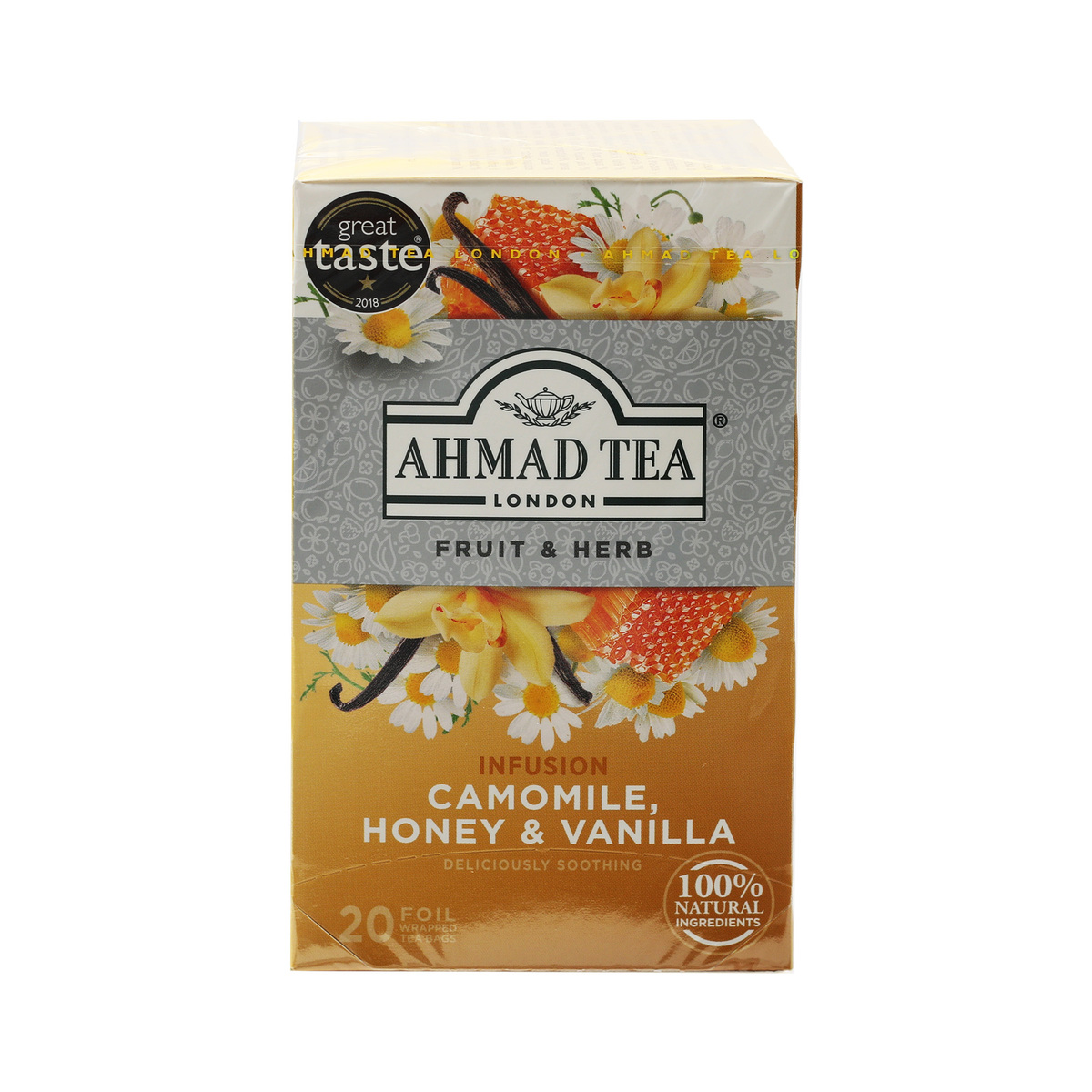 Ahmad Tea Camomile, Honey & Vanilla 20 x 1.5g