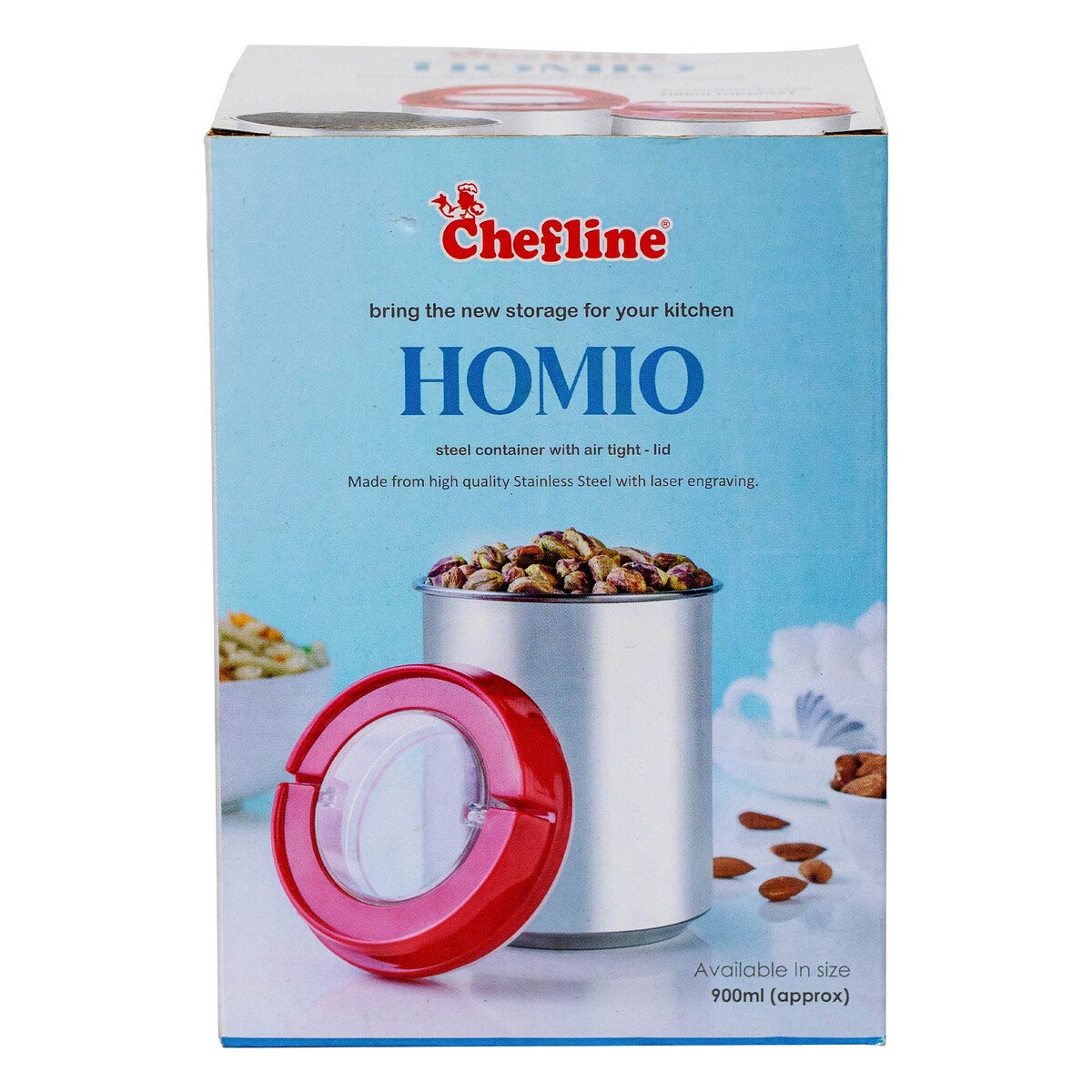 Chefline Stainless Steel Container Homio 900 ml