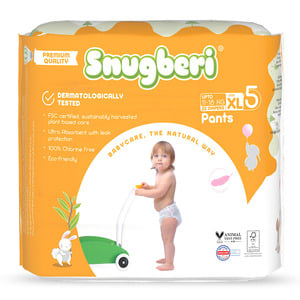 Snugberi Baby Diaper Pants Size 5, XL 11-18kg 22pcs