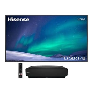 هايسنس تلفاز ليزر دقة فائقة 4K 120 بوصة، أسود، 120L5G
